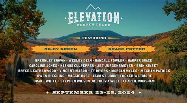 Lineup Announced For Elevation Beaver Creek